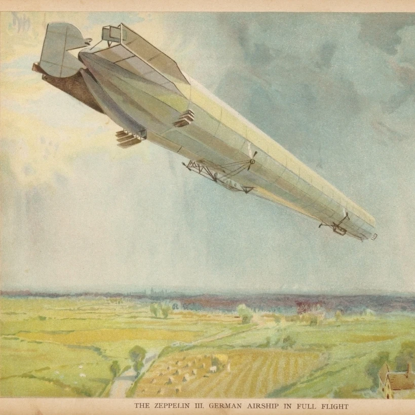 Zeppelin Lz 3 постер печать Мэри Эванс Picture Library (24X18)|Таблички и знаки| |