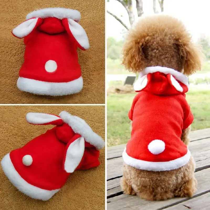 Пасхальный кролик костюм для животных Одежда кошек домашний Рождественская