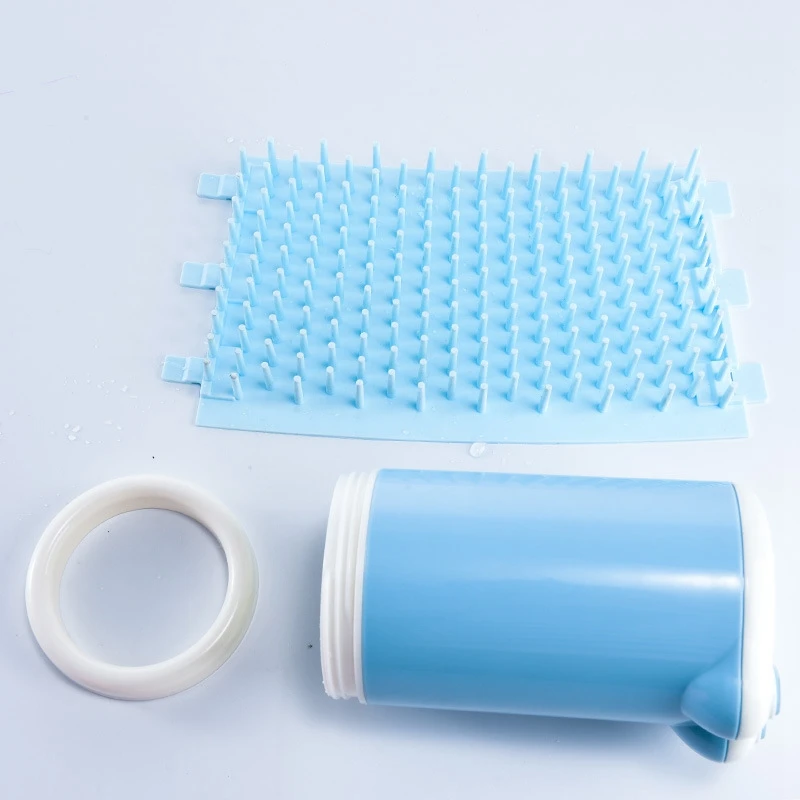 Pet Foot Washer Cup Dog Soft Gentle Paw Cleaner puppy Wash Tools-Blue | Дом и сад