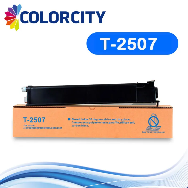 Цветной совместимый тонер-картридж T-2507 T-2507C (12 K) Замена toshiba 2006 2506 2306 2307 2507 копир с