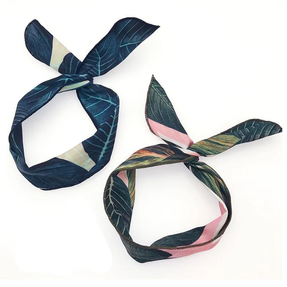 Женские повязки на голову в стиле ретро Летние с принтом виде бандажа| |