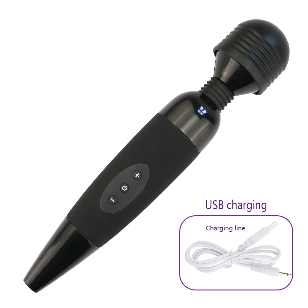 10 Speed Magic Wand Massager AV Stick Vibrators USB Charging Sexy Nipple Clit Vibrator Sex Toys for Women Masturbator | Красота и