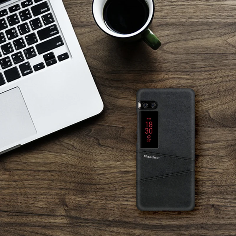 Роскошный винтажный кожаный чехол для Meizu Pro 7 телефона Plus из искусственной кожи с