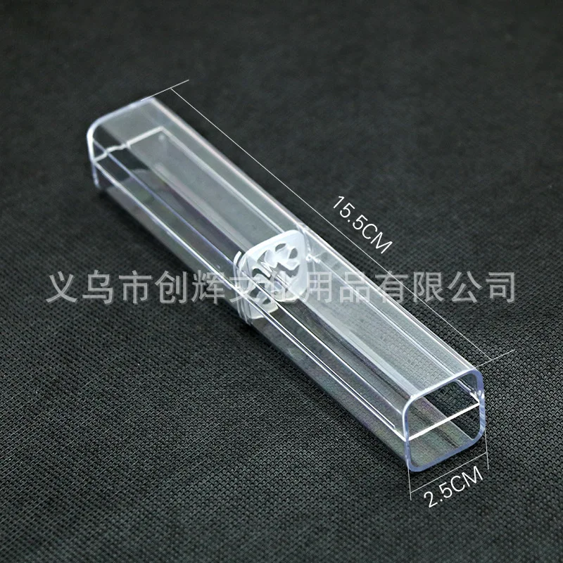 1 шт . полностью прозрачный четырехсторонний пенал кристальная коробка качество