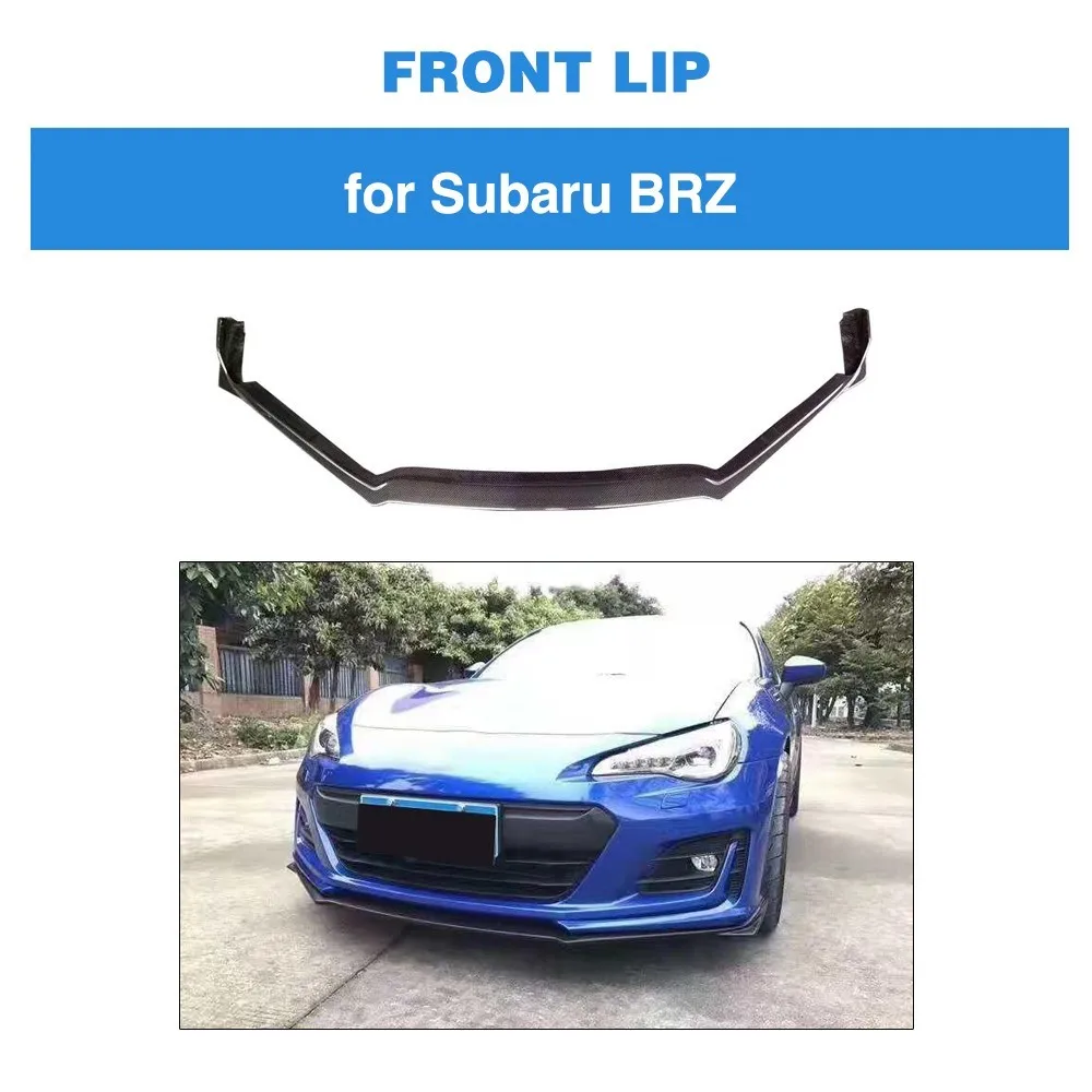 Бампер передний из углеродного волокна для Subabu BRZ 2017 2018 Base TS Sport tech Limited Premium 2 Door