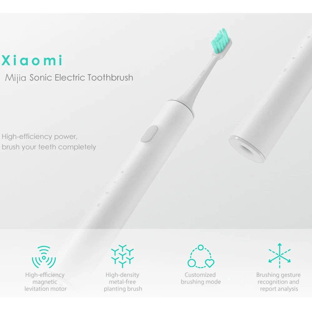 Xiaomi Mijia Перезаряжаемые Водонепроницаемый Sonic Электрический Зубная щётка