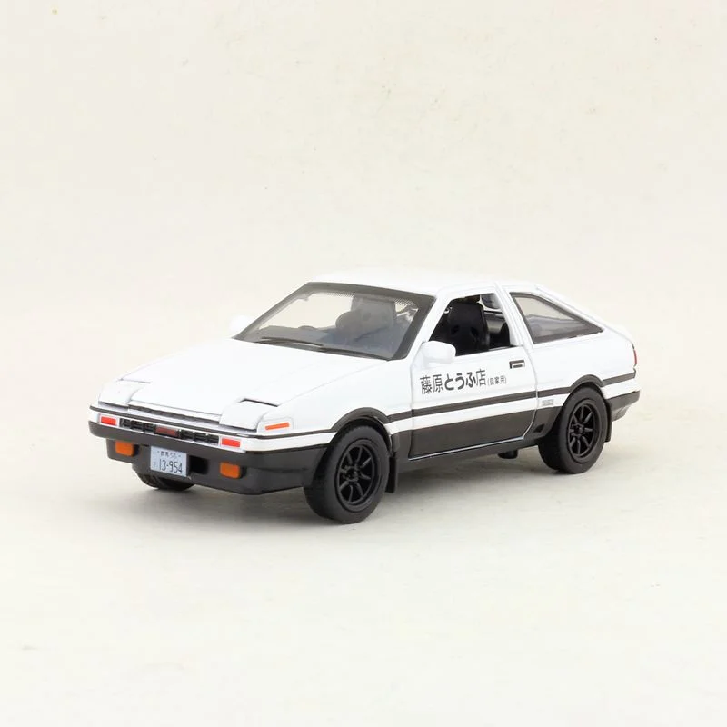 1:28 весы Initial D Toyota AE86 игрушка автомобиль литья под давлением модели автомобиля