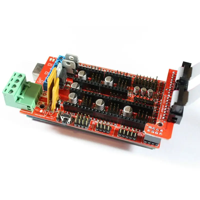Рампы для 3D-принтера RepRap 3D Drucker Mega 1 4 5xDRV8825 2560 ЖК-дисплей Arduino 12864 комплект |
