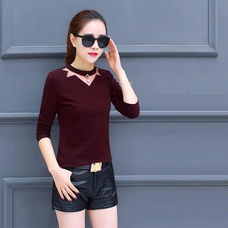 Узкие Camisa Blusas 2018 Топы roupa Feminina Haut Femme Ropa Весна-осень-зима женщин с длинными