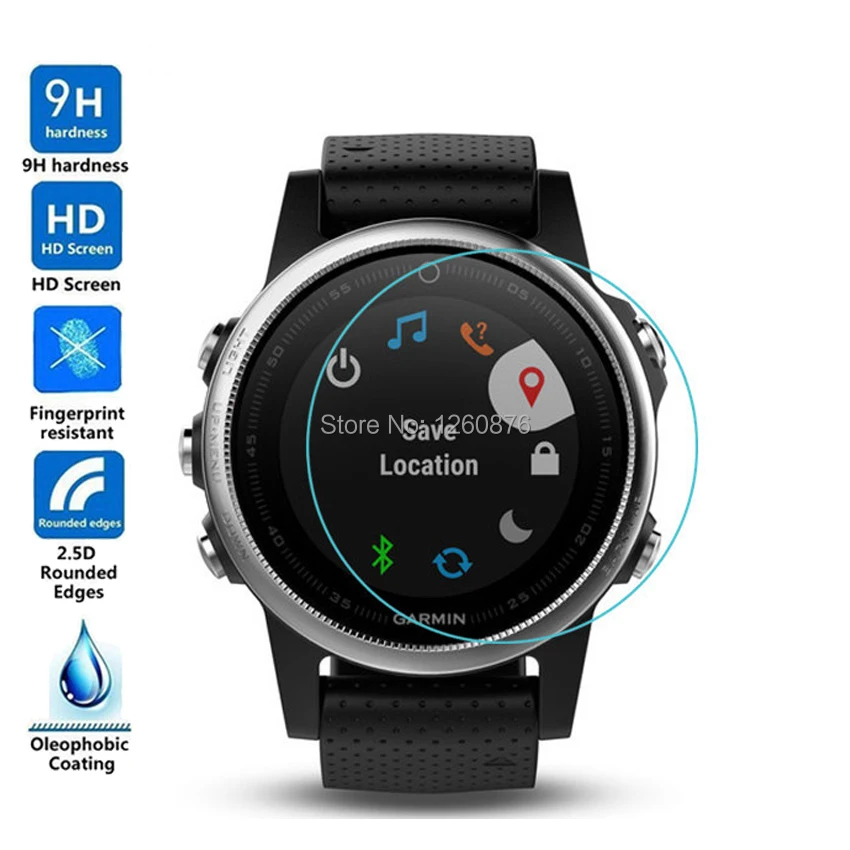 Закаленное стекло для Garmin Fenix 5/Fenix Премиум Смарт часы защитная пленка экрана Fenix5
