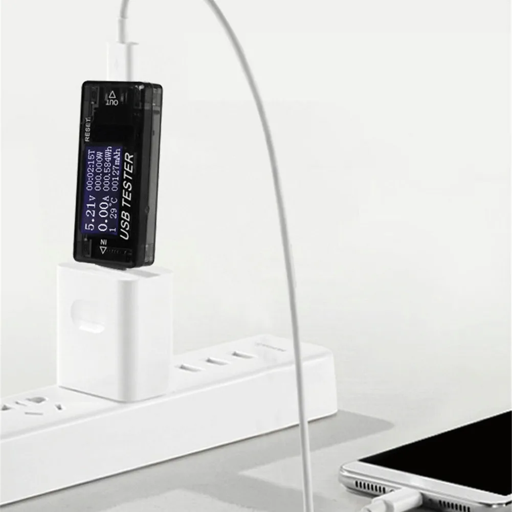 Цифровой USB вольтметр тестер детектор напряжения от QC2.0 до 3 0 быстрая зарядка