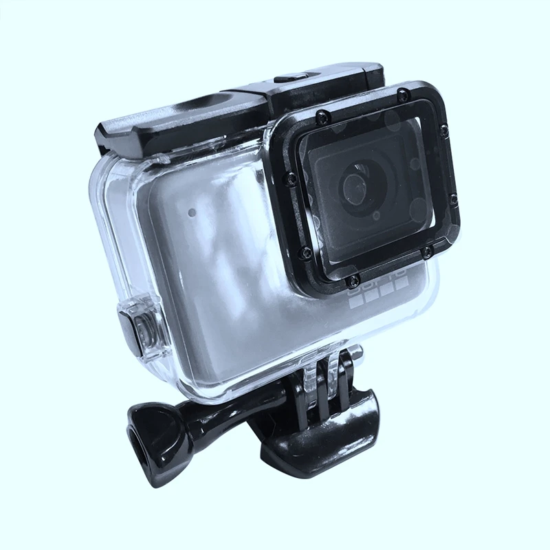 AABB Дайвинг чехол для Gopro Hero 7 белый серебристый водонепроницаемый защитный