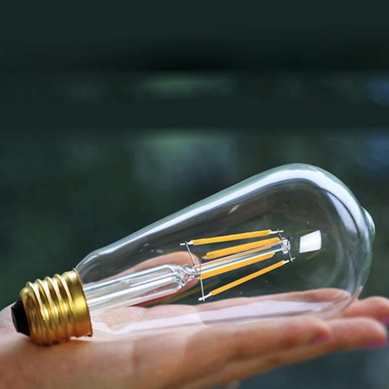 Лампа накаливания CLAITE Retro Edison светильник 220 В 40 Вт 60 A19 ST64 T10 T30 T185 G80 G95 G125|Лампы