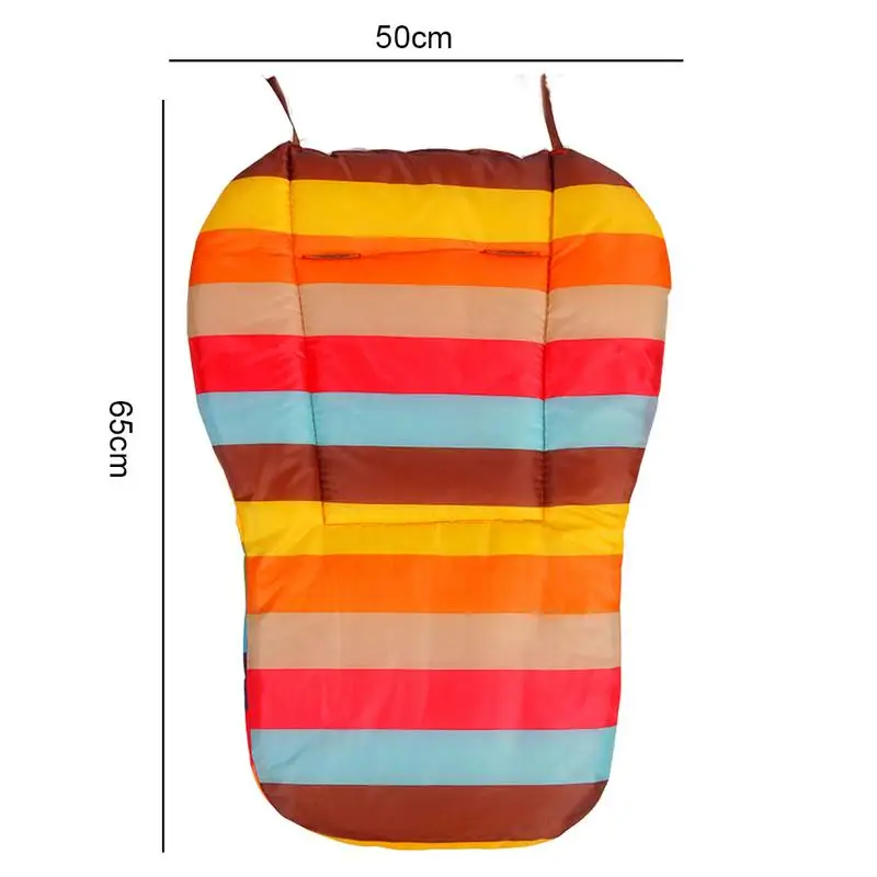 

Baby Stroller Seat Cushion Pushchair High Chair Pram Car Colorful Soft Mattresses Carriages Seat Pad Stroller Mat Accessories