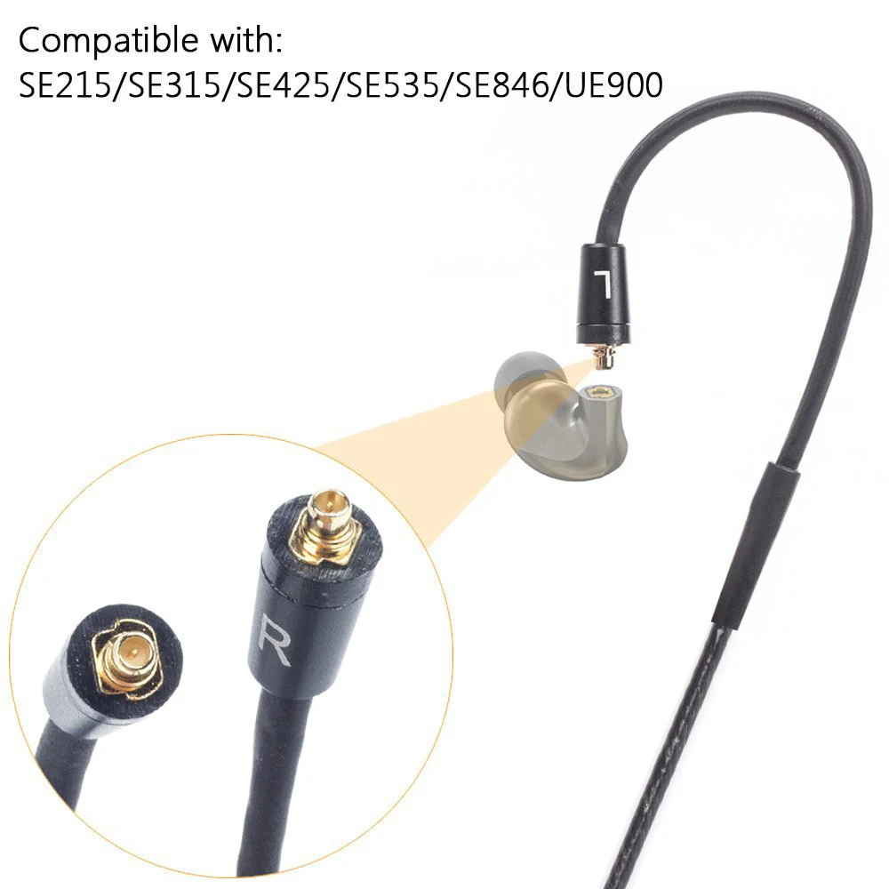 Okcsc Сменный кабель для наушников Mmcx Jack шнур 3. 5 мм разъем Sony XBA Z5 Shure Se215/315/535/846/Ue900