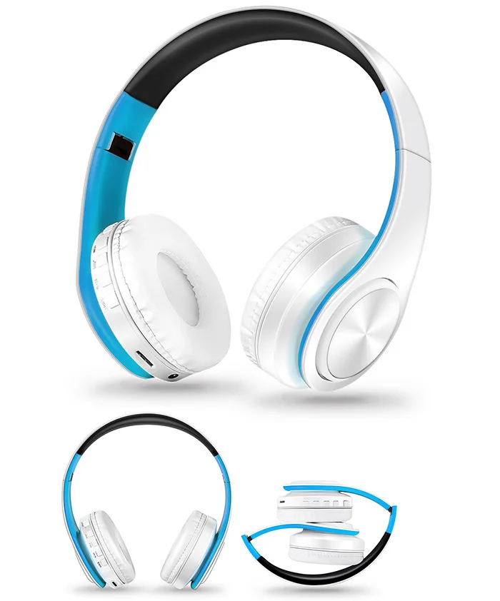 Hi Fi стереонаушники bluetooth наушники Музыкальная гарнитура FM и поддержка sd карты с