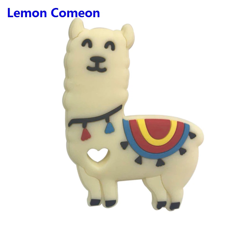 Lemon Comeon 1 шт. детский Прорезыватель для зубов с рисунком Овцы силиконовый