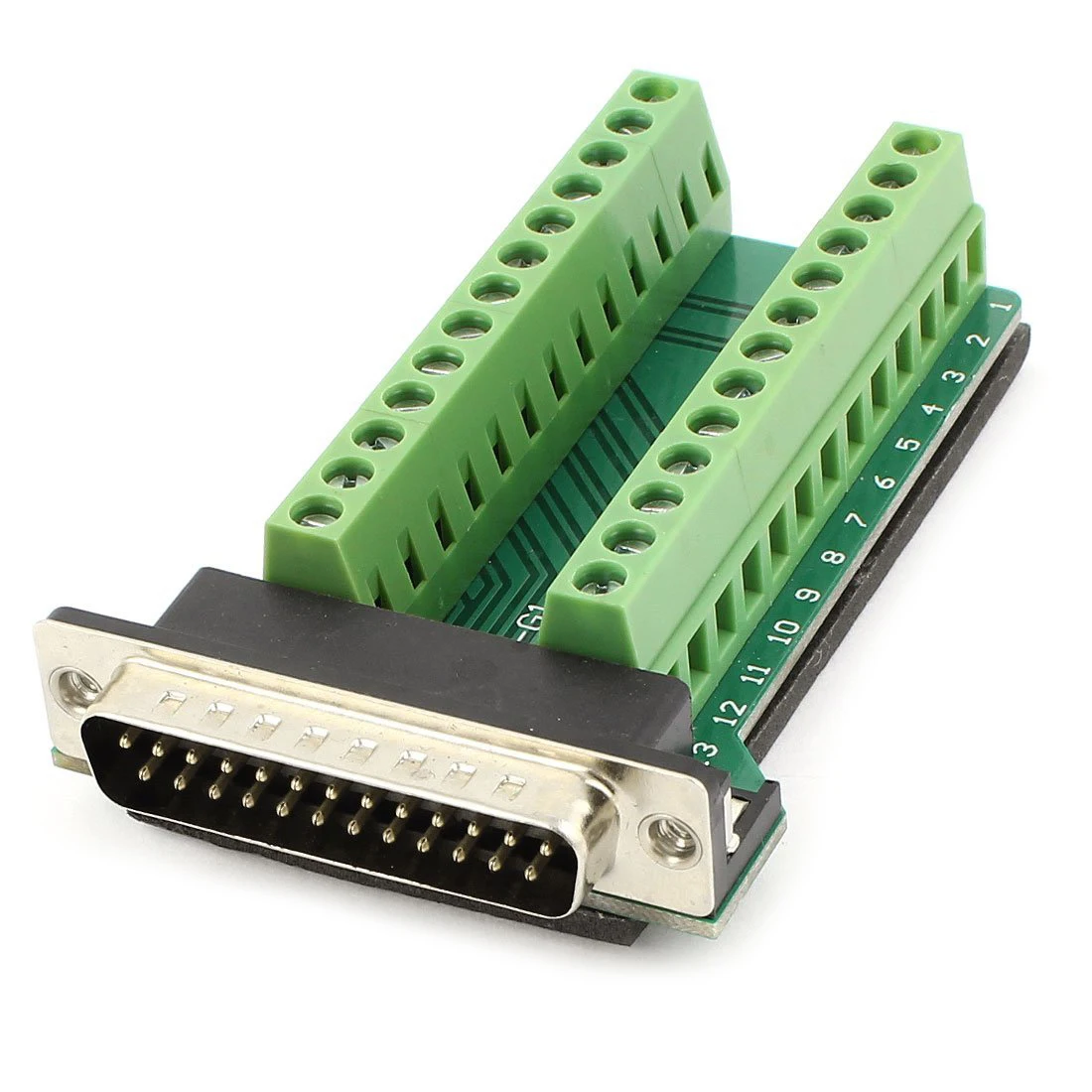New DB25 25Pin папа адаптер плата RS232 серийный к терминалу сигнальный