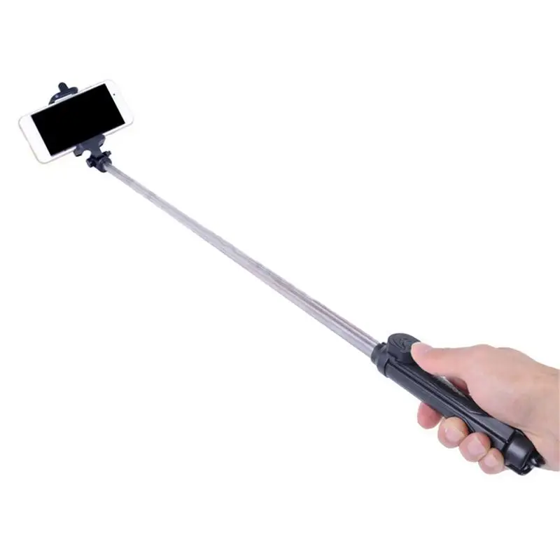 Mini Selfie Stick Extendable Handheld Fold Self-portrait Bluetooth Holder Lightweight Travel Hiking Devices With Tripod Mount |