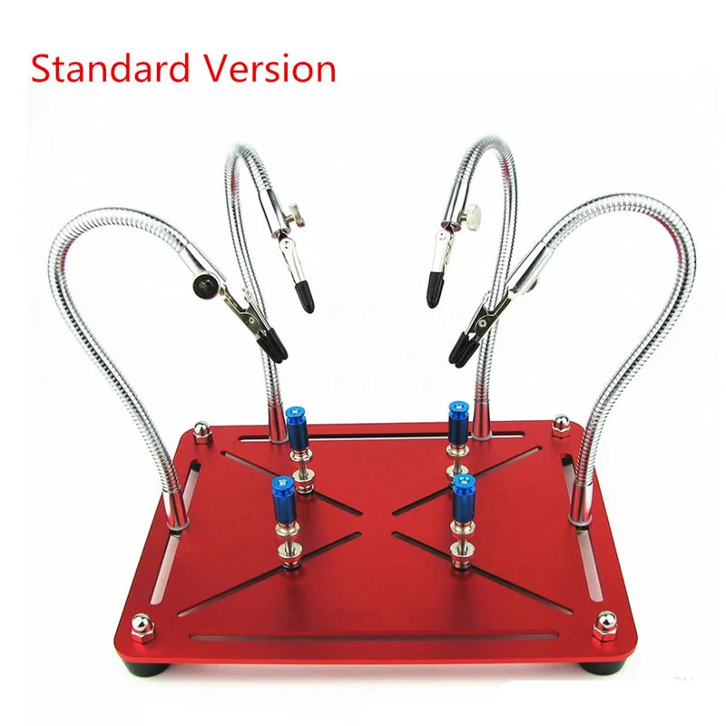 4 Flexible Arm Soldering Station with Removable Clamp Holder PCB Fixture Helping Hands Four Hand for RC Drone FPV Racing | Инструменты