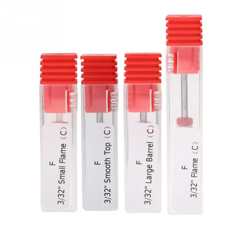 4 типа фрез для ногтей круглая плоская керамическая Шлифовальная головка