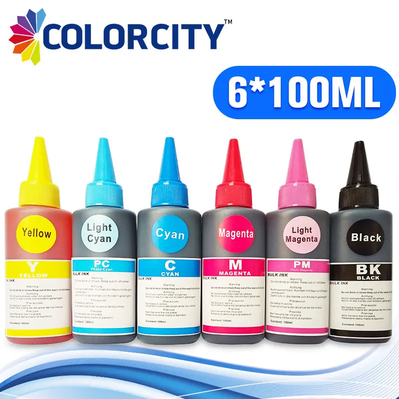 Чернильные чернила для epson t0481 6x100 мл чернильный картридж Epson Stylus Photo R200 R220 R300 R300M R320