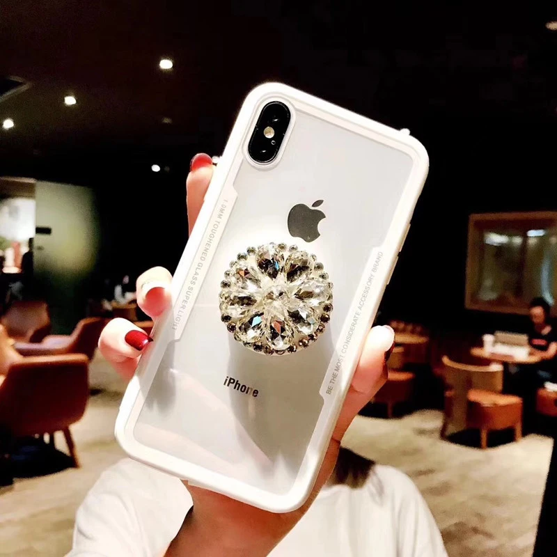 Maxtby Hot Sale Luxury Stylish Rhinestones for iphoneXs Mobile Phone Case with Dirt-resistant Stand Holder iphone 7 Plus | Мобильные