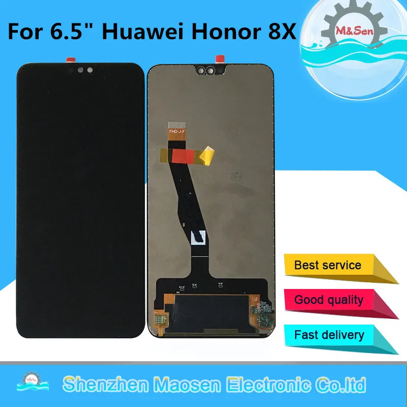 Оригинальный дисплей M & Sen 6 5 дюйма для Huawei Honor 8X рамка экрана с дигитайзером
