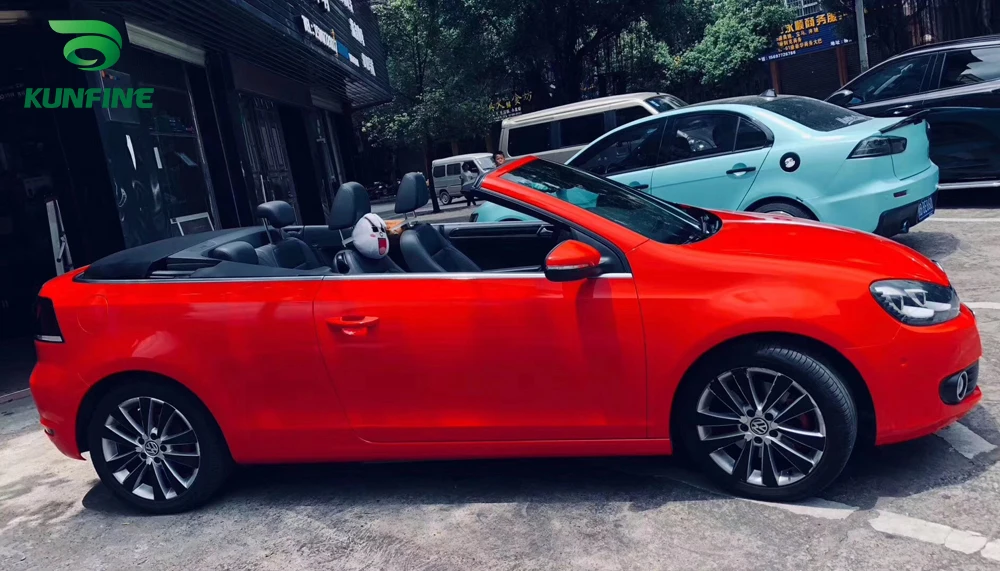 Автомобильный Стайлинг обертывание кристальная красная Автомобильная
