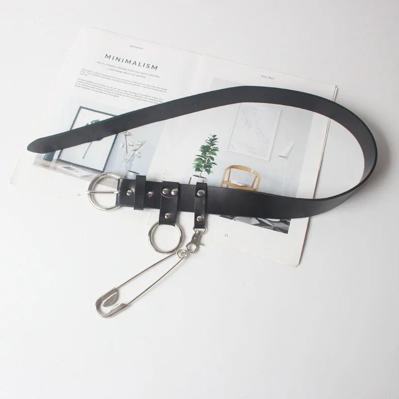 LANMREM 2019 Новая мода Кулон Ретро Большой размер декоративная булавка пояс подходит