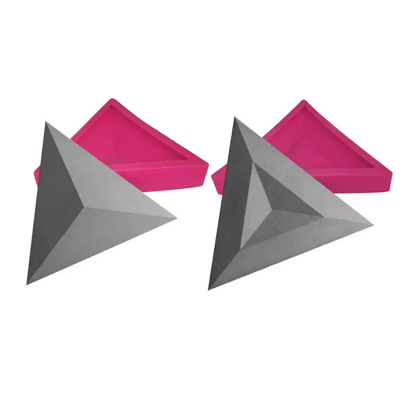 Геометрические настенные бетонные формы украшение для фона телевизора