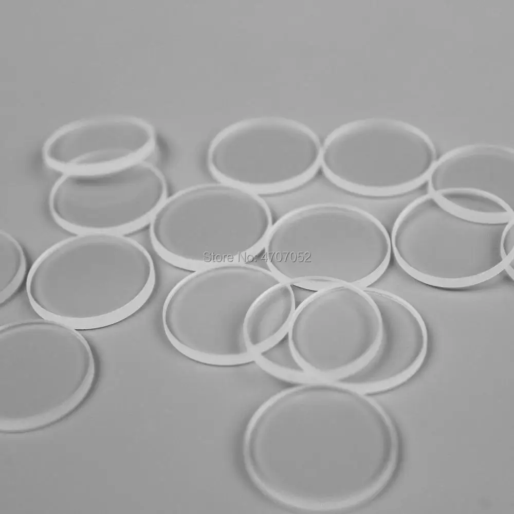 Stock Clear Diameter 10mm*3mm Quartz Glass Round Plate(Can be customized) |