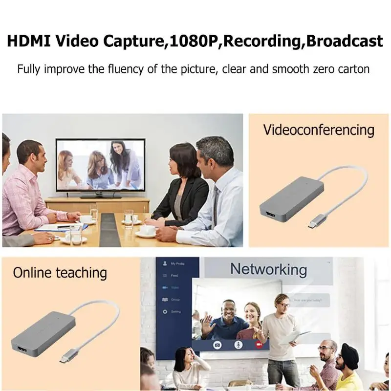 2019 ALLOYSEED USB3.0 HDMI видео Захват 1080P запись игры встречи телефон регистратор эфира для