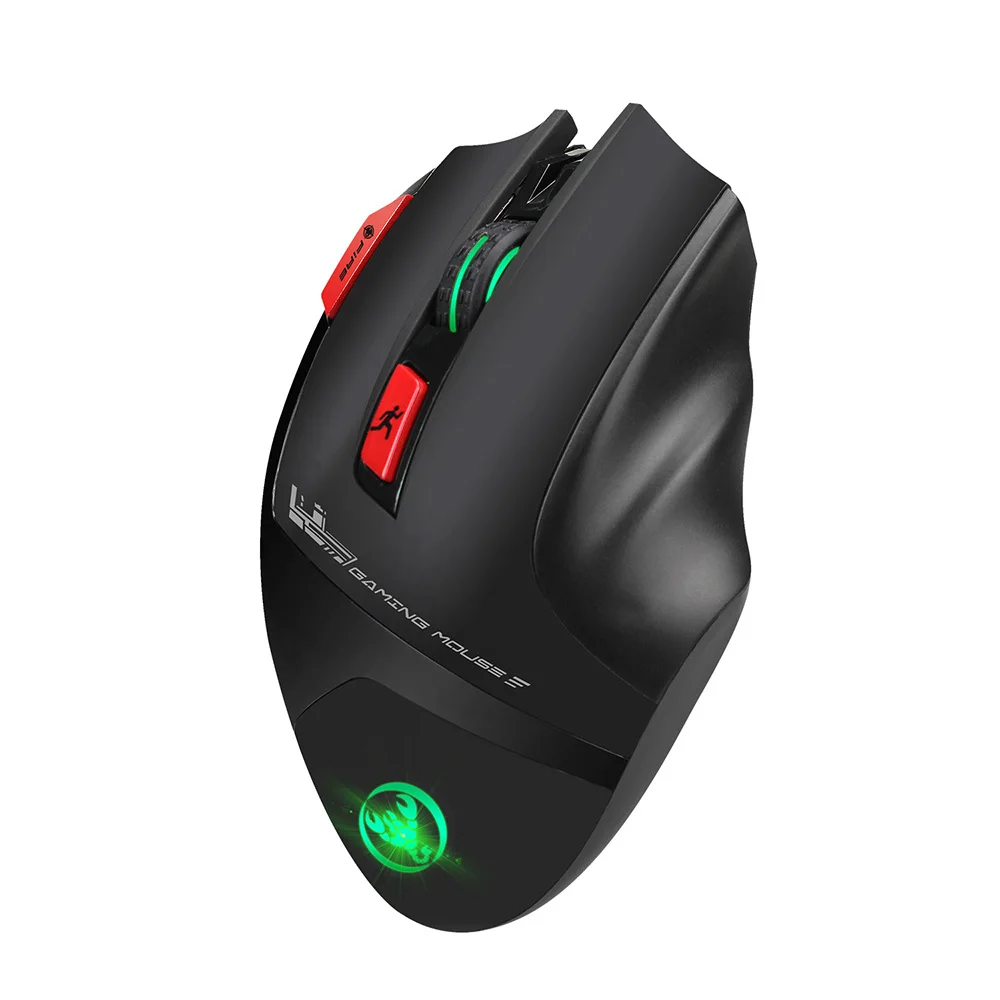 HXSJ T88 Wireless Gaming Mouse Rechargeable 7 Key Ergonomic Design Macro Programming Adjustable 4800DPI Optical Computer | Компьютеры и