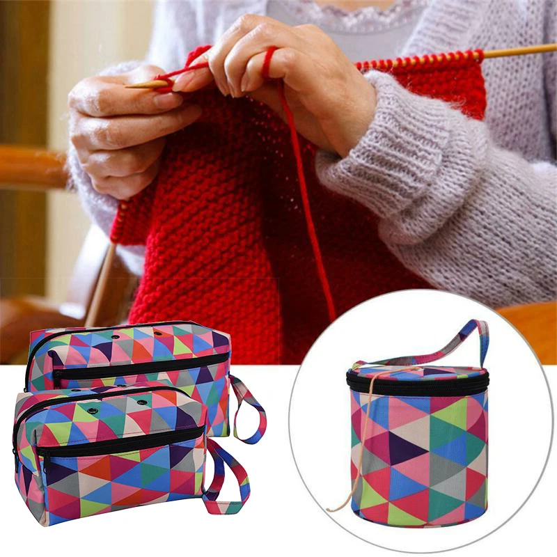 600D сумка для хранения пряжа шерсть вязание крючком тканые иглы Чехол Ремесло