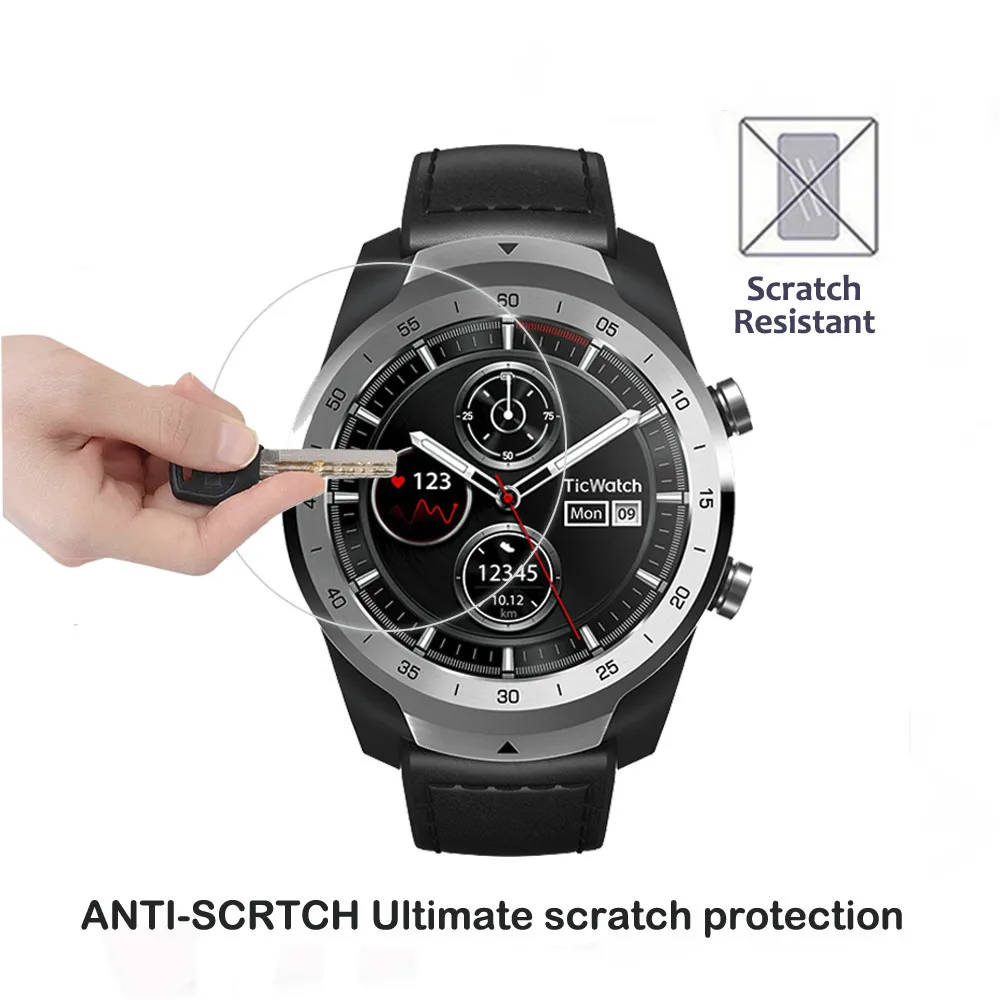 Для умных часов Ticwatch Pro 0 3 мм 2.5D 9H закаленное стекло защита экрана против царапин