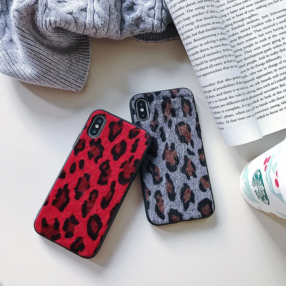 Case For iPhone XS MAX XR X KISSCASE Luxury Leopard Pattern Phone 8 7 6 6s Cover Bags Accessories |
