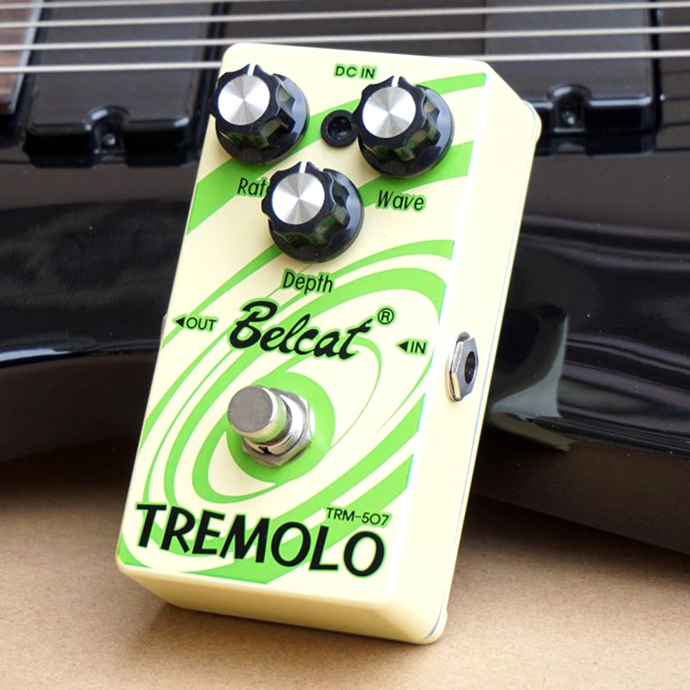 Belcat TREMOLO педаль эффектов для электрогитары с измерением скорости и глубины