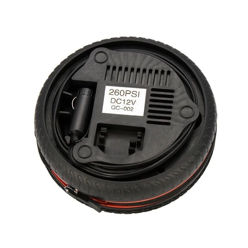 12V Портативное колесо компрессора воздуха 260psi насос для накачки шин