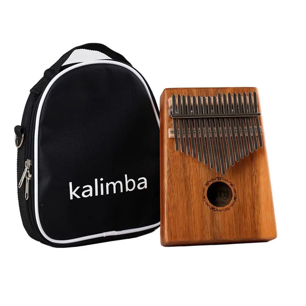 GECKO 17 клавиш Kalimba Mbira Акация красное дерево Африканский большой палец пианино