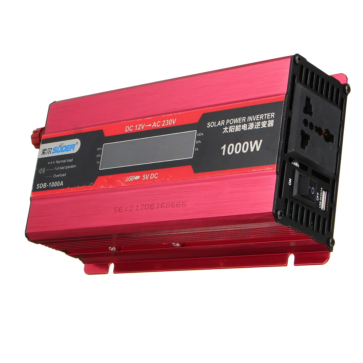 Новое поступление 1000 Вт автомобильный инвертор с цифровым Дисплей USB 12 V