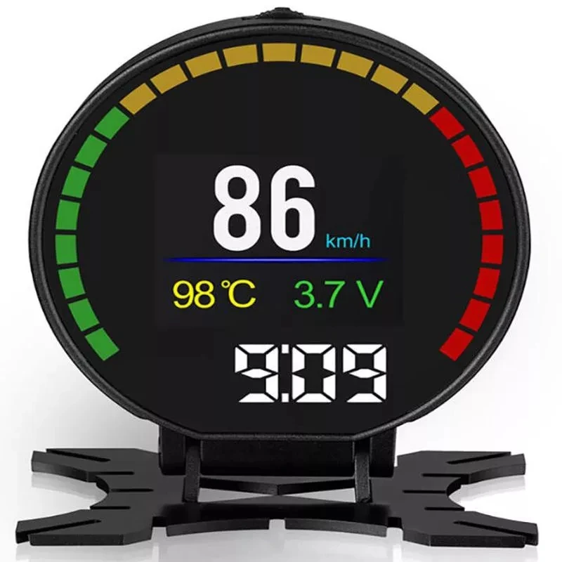 Новейший автомобильный головной дисплей комбинированный OBD& gps HUD Overspeed Предупреждение система проектор для ветрового стекла авто электронный напряжение сигнализации