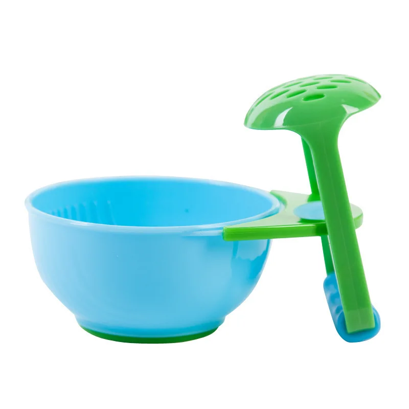 Еда фрукты дополнение тарелка с теркой еда для детей Измельчить инструмент Diy