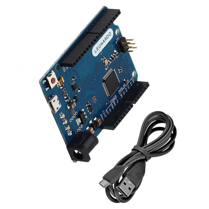 1 x Синий CCL Leonardo R3 Pro Micro ATmega32U4 плата + Бесплатный USB кабель|Кабели| |