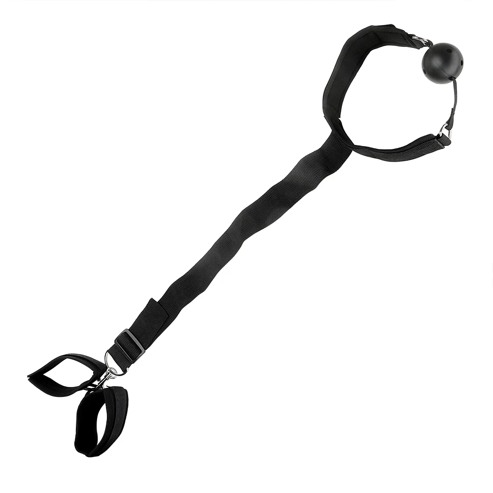 Ватин для пероральной фиксации рта фаршированные ручными манжетами кляп