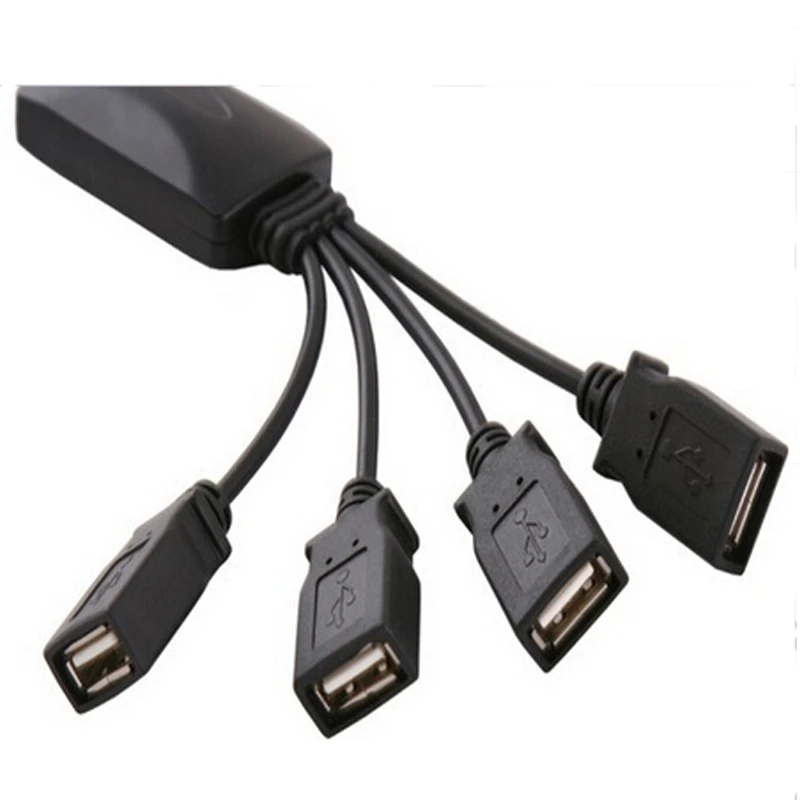 Высокоскоростной кабель 4 в 1 с портами USB 2 0 разветвитель мультиконцентратора