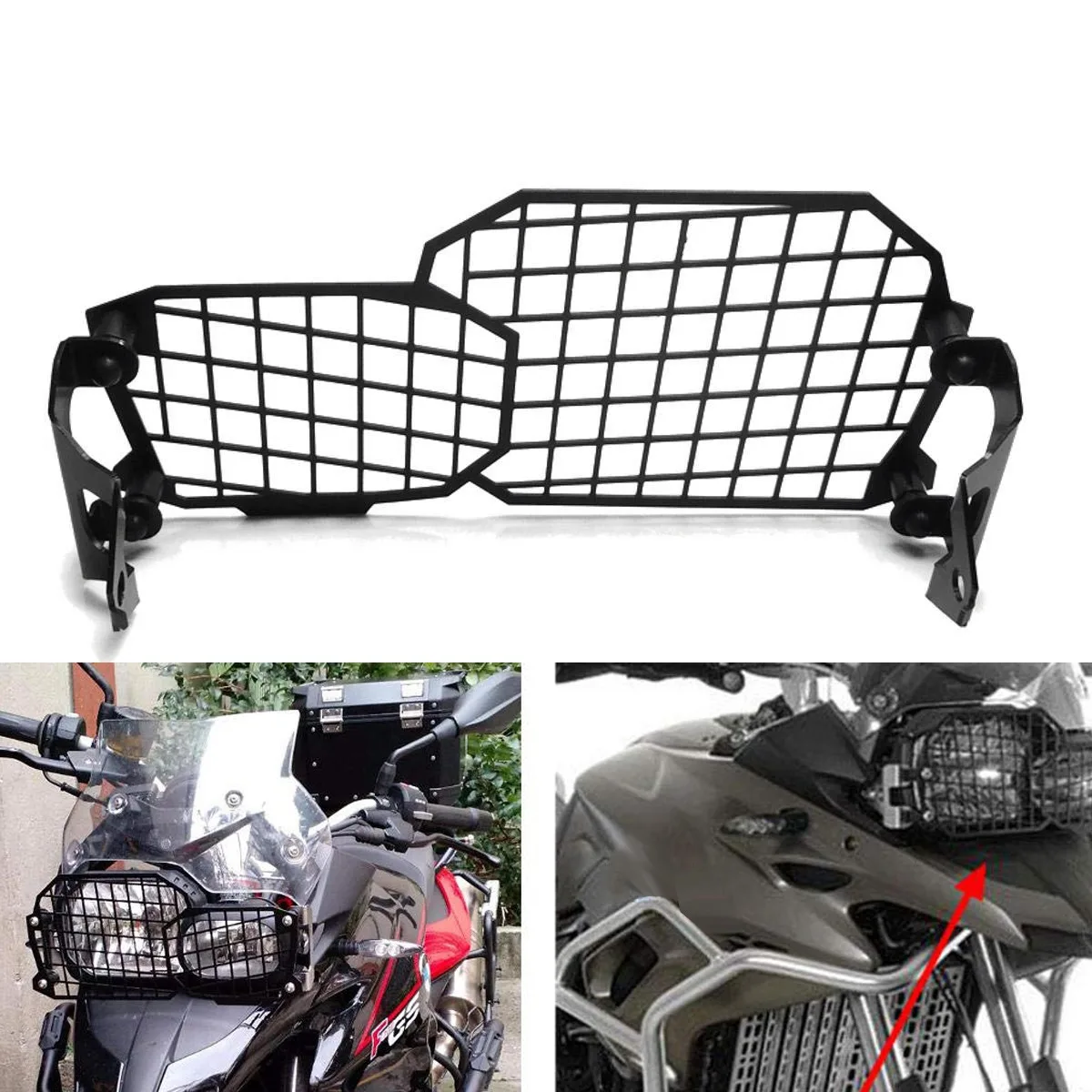 Фара для мотоцикла защита гриля Bmw F650Gs F700Gs F800 Gs|Колпаки и абажуры ламп| |