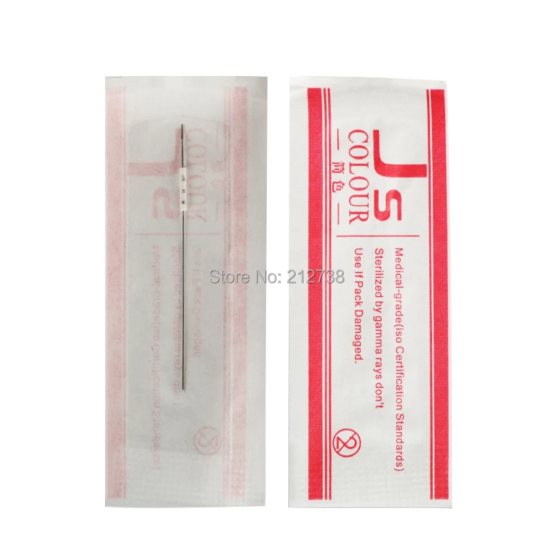 500 шт. 5RL стерилизопосылка иглы для бровей|traditional needle|eyebrow needleneedle permanent |