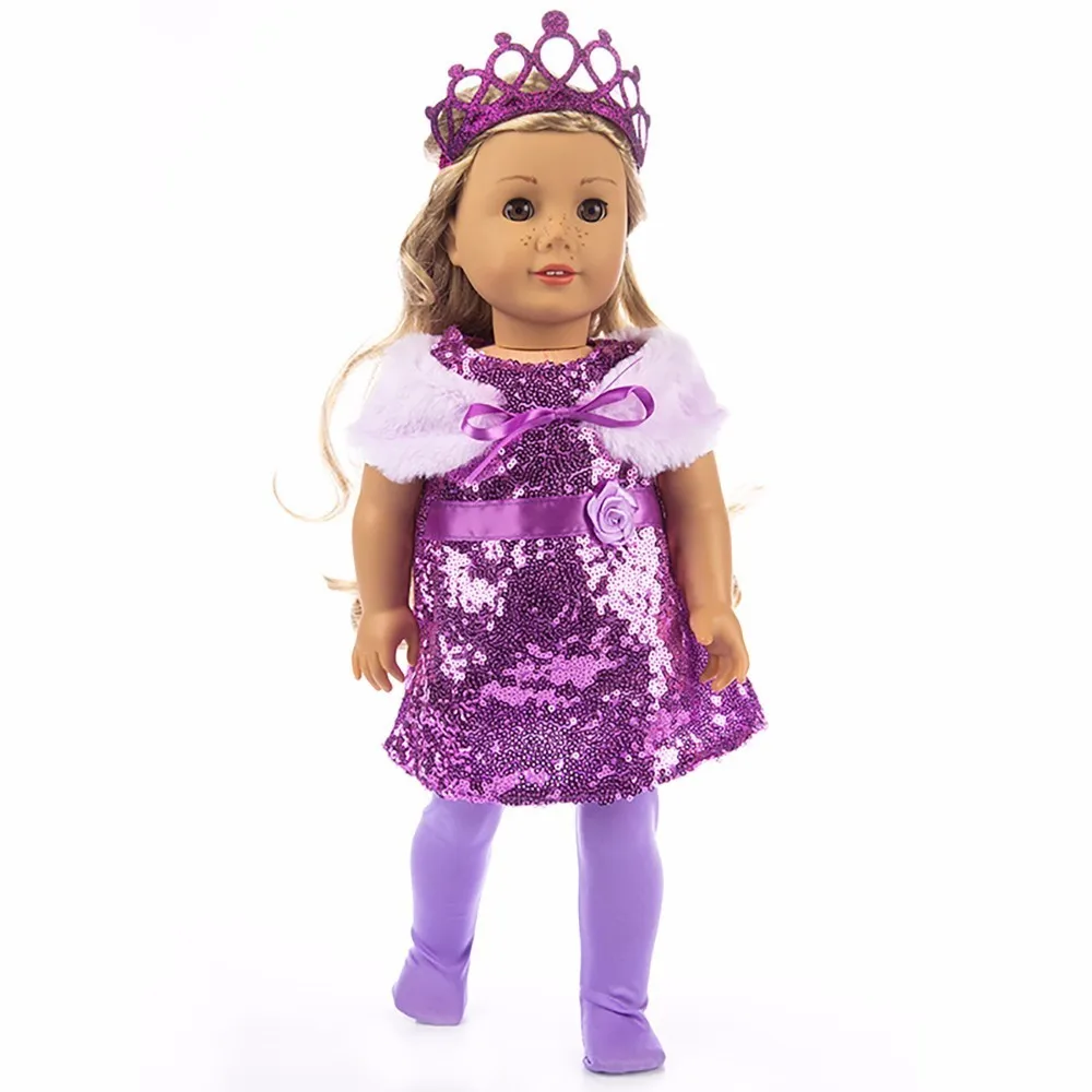 Аксессуары для кукол Baby New Born Fit 18 дюймов 40-43 см Корона желтый красный фиолетовый