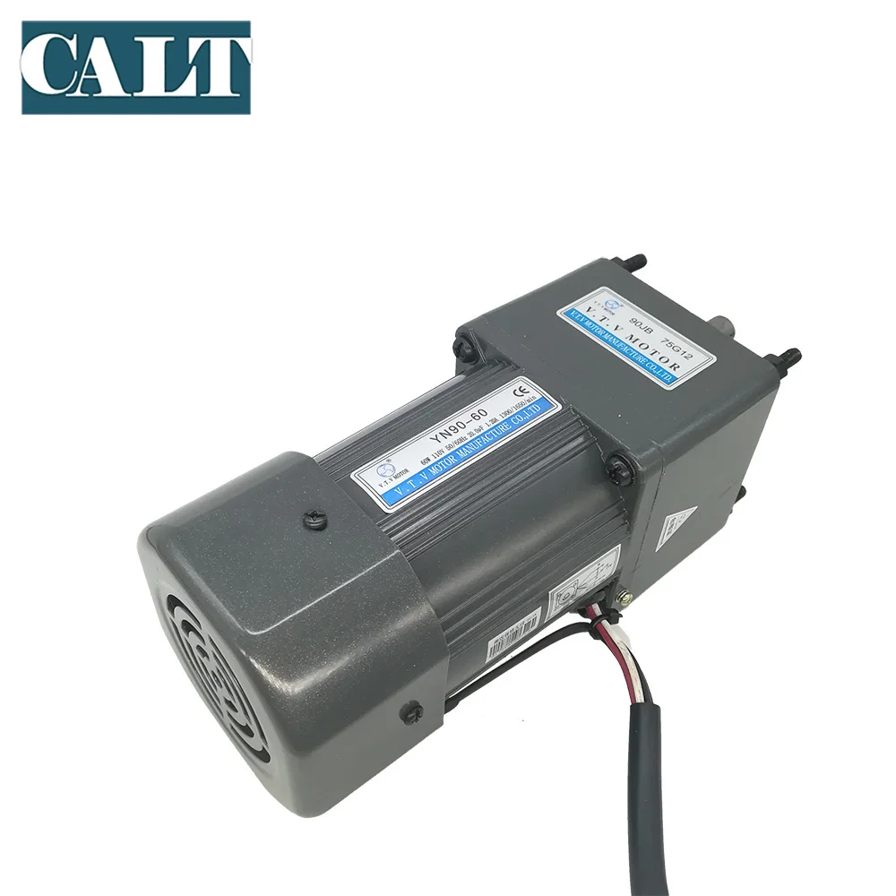 Низкий уровень шума YN90 90 220V VTV AC мотор редуктора 90mm микро 90W высокая Номинальная